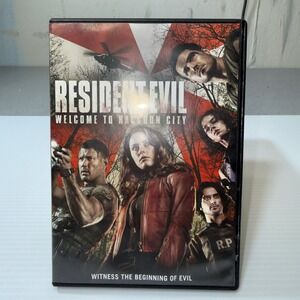 Resident Evil Welcome to Raccoon City DVD 2021 Horror Action Movie Sony Pictures